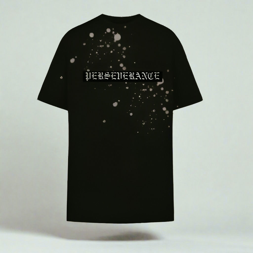oversized paint splatter tee
