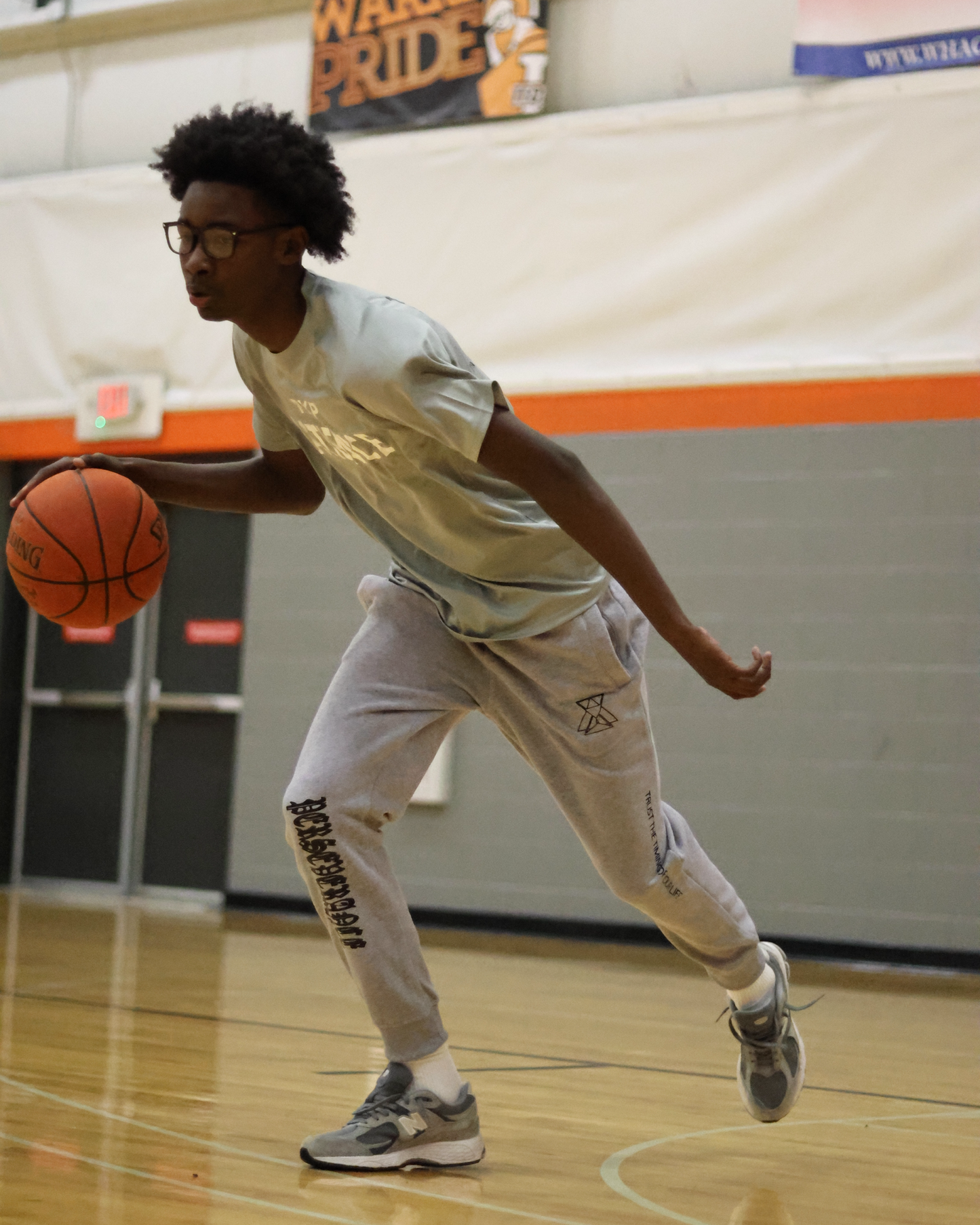 PXP light gray active sweats