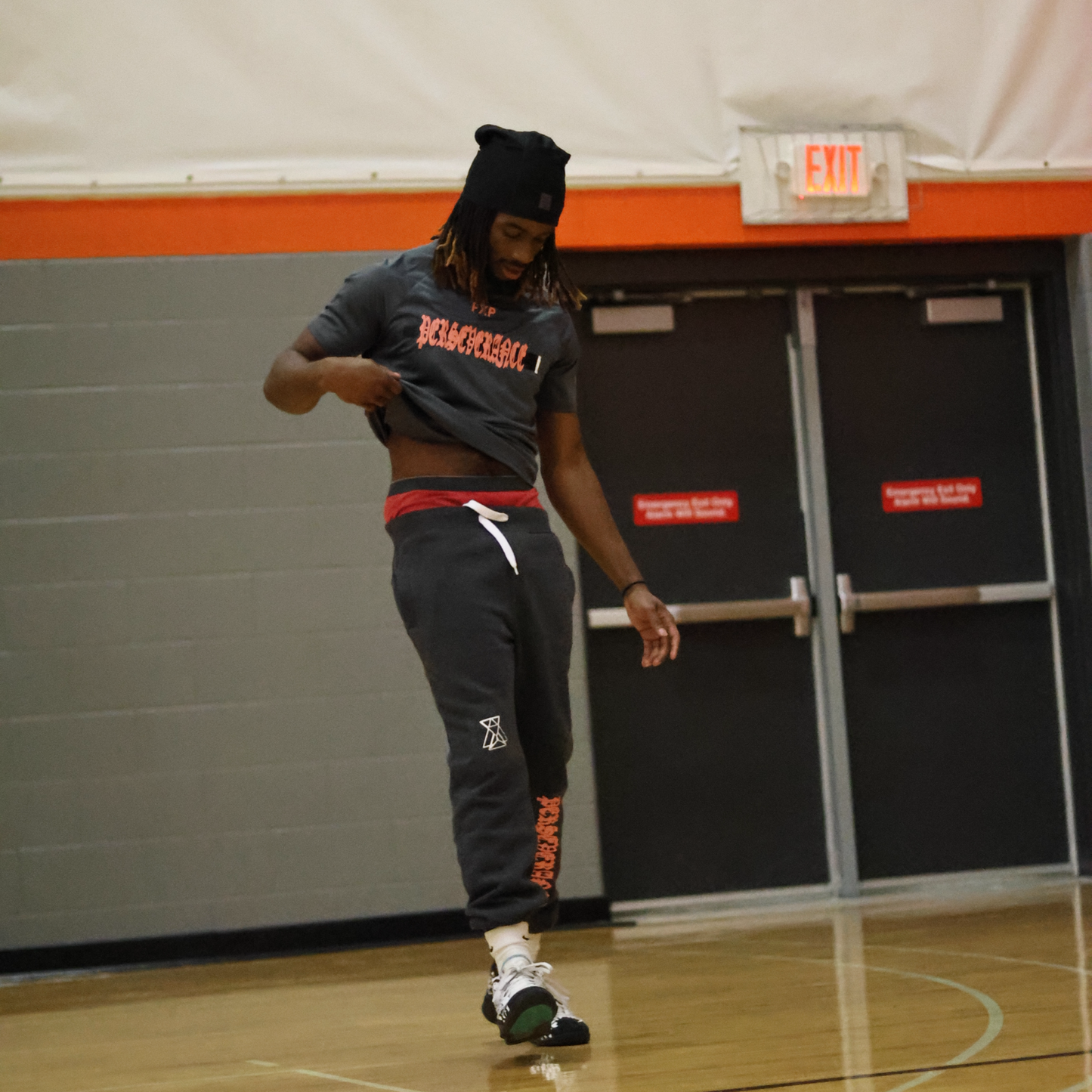 PXP dark gray active sweats