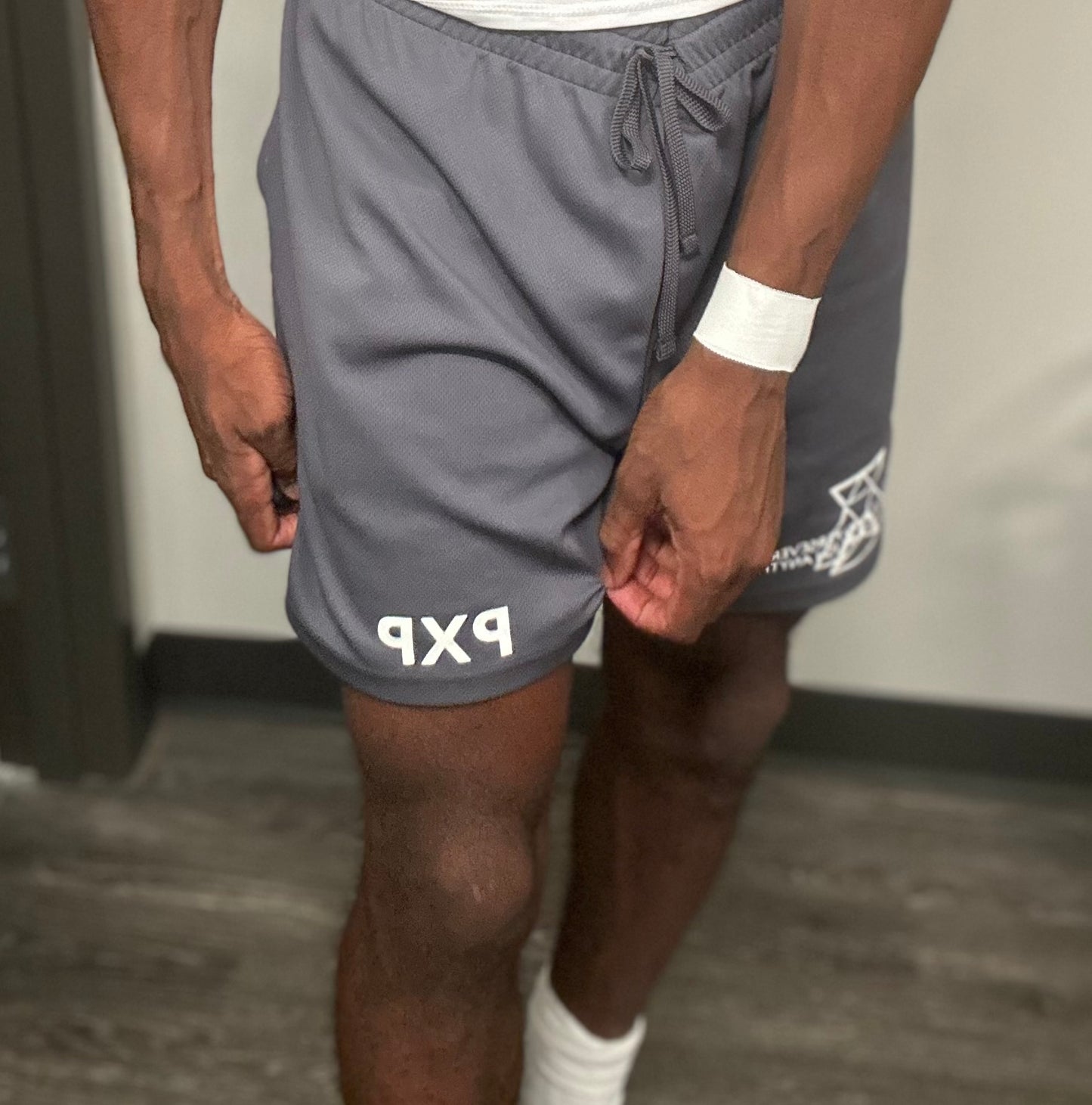 PXP gray workout shorts