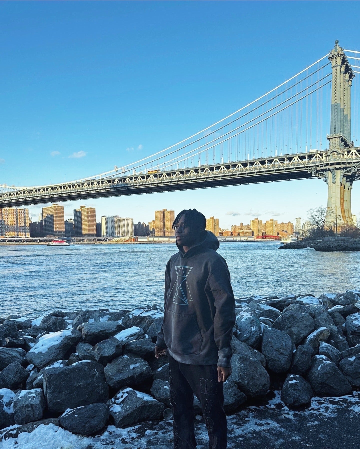 ocean stone hoodie